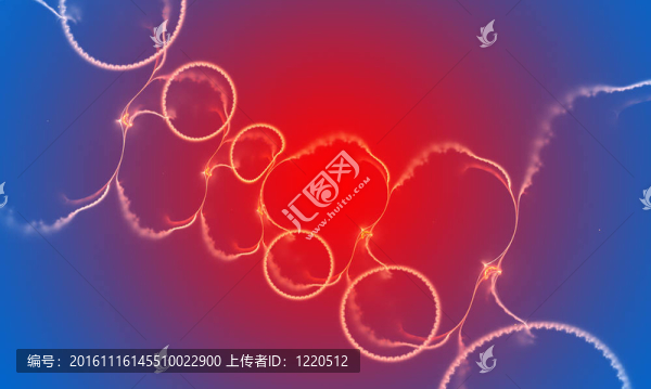 藍(lán)色和紅色的抽象背景。淡入淡出效果