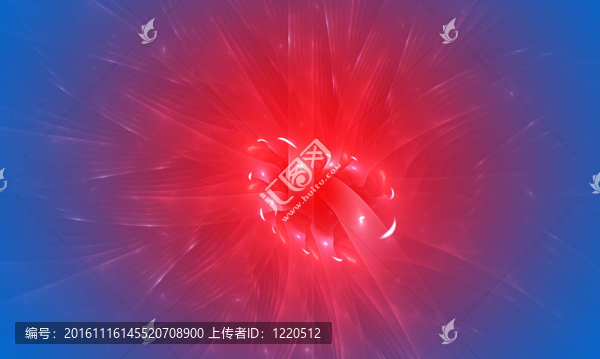 藍(lán)色和紅色的抽象背景。淡入淡出效果