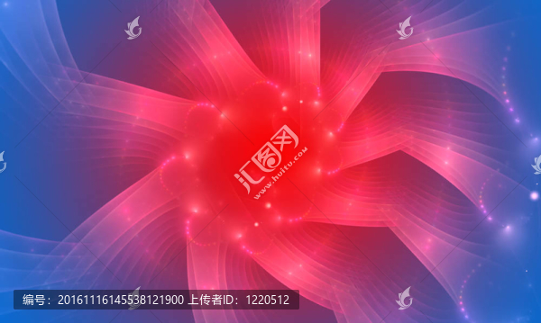 藍(lán)色和紅色的抽象背景。淡入淡出效果