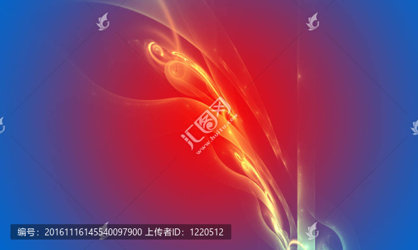 藍(lán)色和紅色的抽象背景。淡入淡出效果
