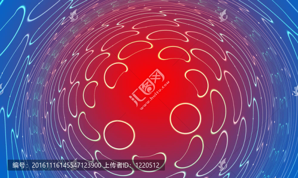 藍色和紅色的抽象背景。淡入淡出效果