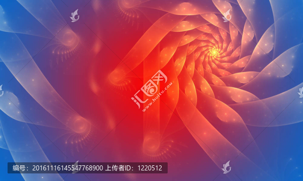 藍(lán)色和紅色的抽象背景。淡入淡出效果