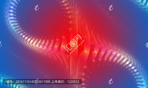 藍(lán)色和紅色的抽象背景。淡入淡出效果