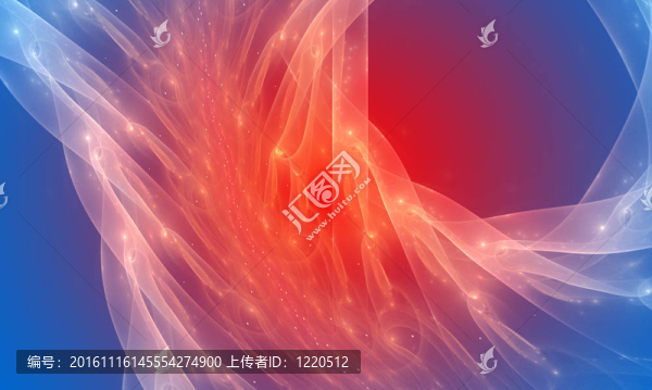 藍(lán)色和紅色的抽象背景。淡入淡出效果