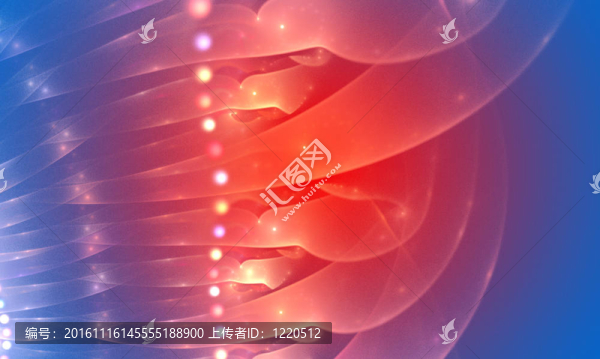 藍(lán)色和紅色的抽象背景。淡入淡出效果