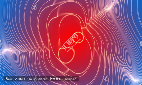 藍色和紅色的抽象背景。淡入淡出效果