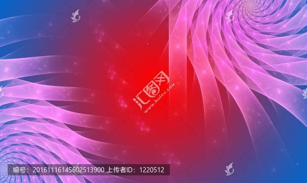 藍(lán)色和紅色的抽象背景。淡入淡出效果