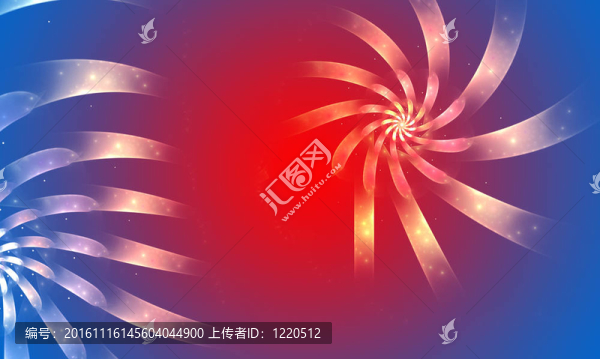 藍(lán)色和紅色的抽象背景。淡入淡出效果