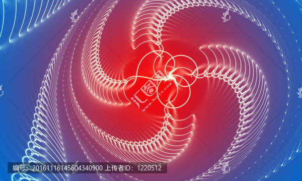 藍(lán)色和紅色的抽象背景。淡入淡出效果