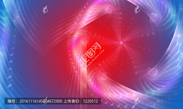 藍(lán)色和紅色的抽象背景。淡入淡出效果
