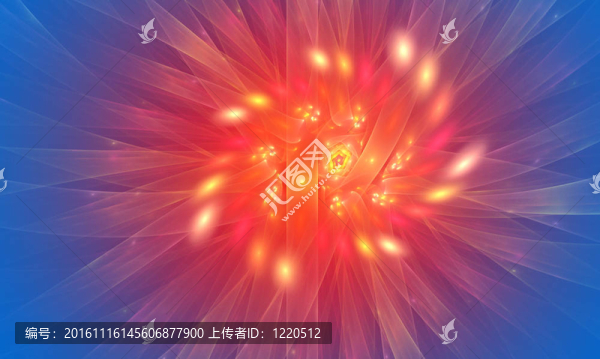 藍(lán)色和紅色的抽象背景。淡入淡出效果