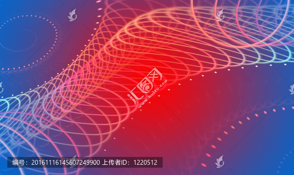 藍(lán)色和紅色的抽象背景。淡入淡出效果