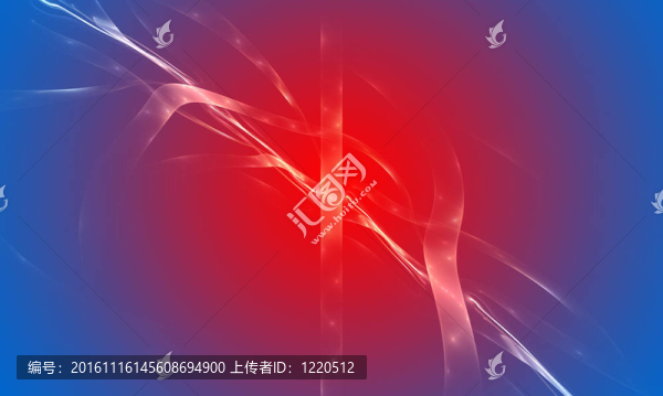 藍(lán)色和紅色的抽象背景。淡入淡出效果
