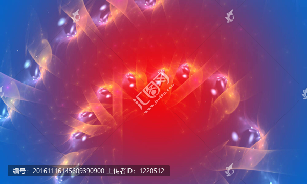 藍(lán)色和紅色的抽象背景。淡入淡出效果