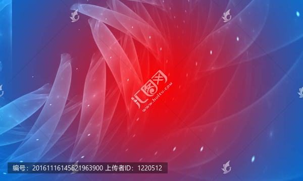 藍(lán)色和紅色的抽象背景。淡入淡出效果