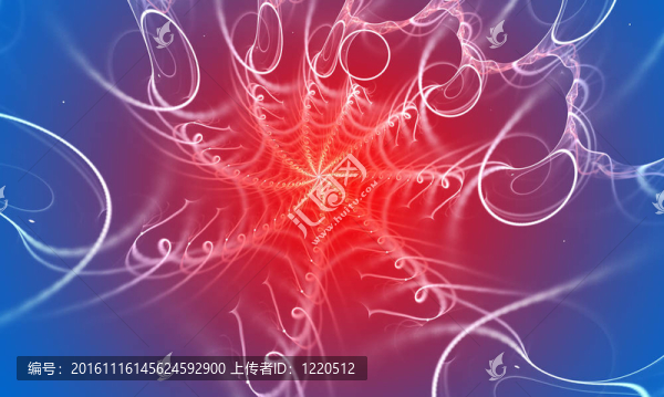 藍(lán)色和紅色的抽象背景。淡入淡出效果