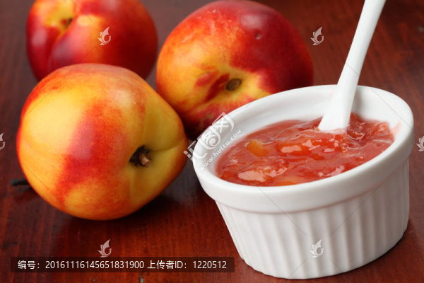 油桃果醬