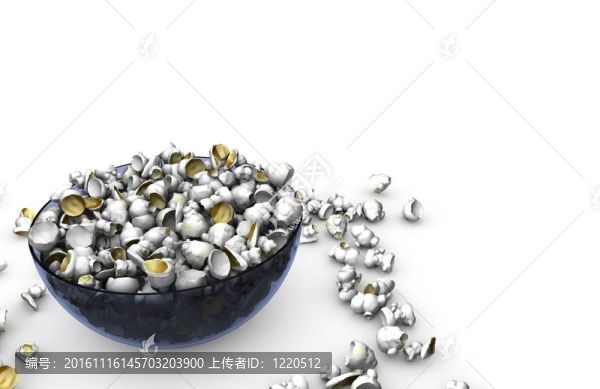 爆米花的碗