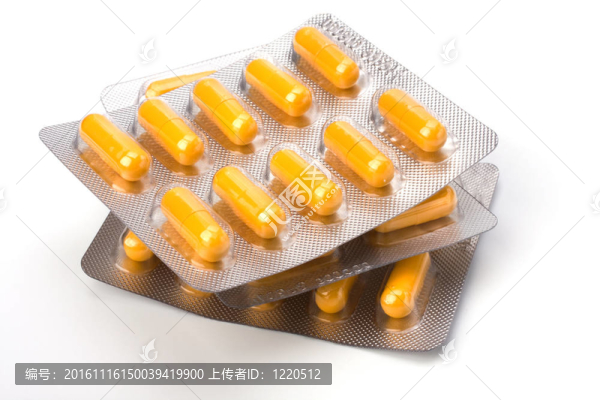 白色藥用膠囊