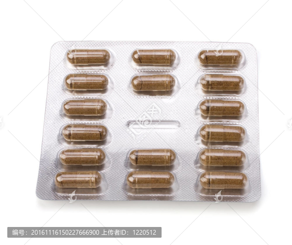白色藥用膠囊