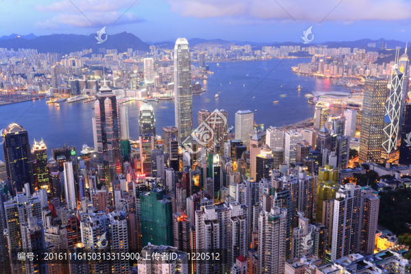 香港的晚上