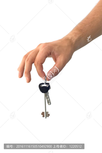 從房子的手拿鑰匙