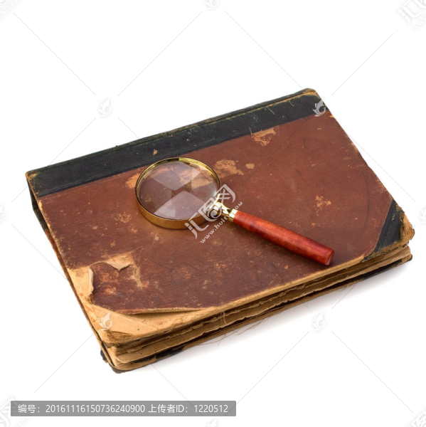 本破書孤立在白色背景