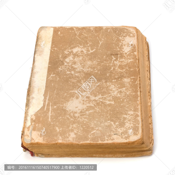 本破書孤立在白色背景