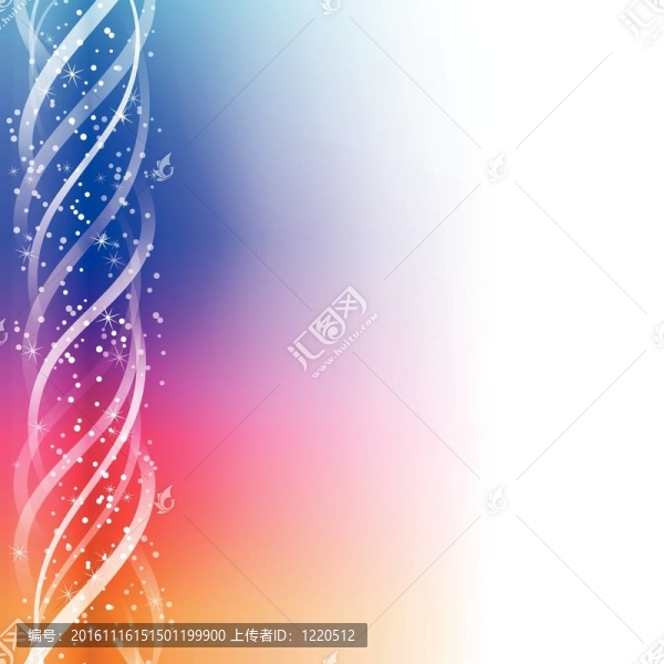 彩色發(fā)光線背景。