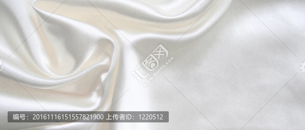 光滑典雅的白色絲綢可作為婚禮背景