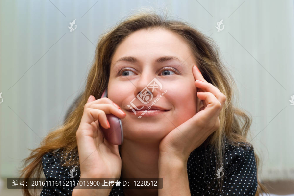 微笑的女商人