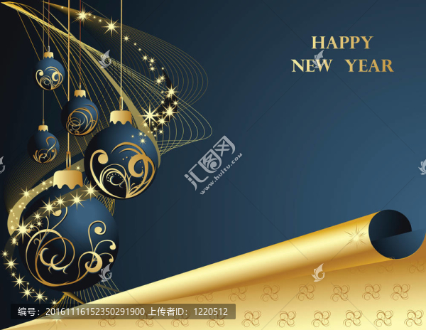 新年快樂背景