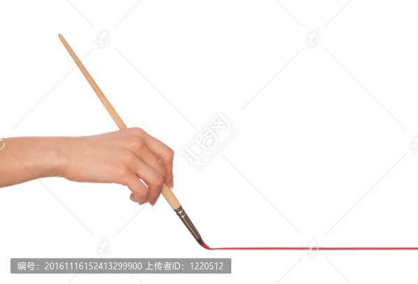 紅色的線
