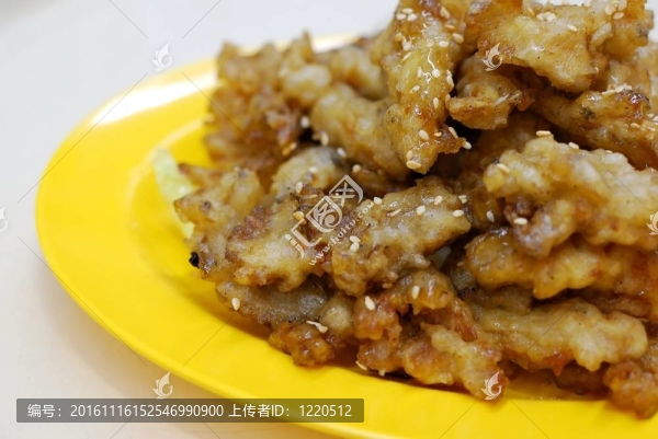 炸鮑魚菇