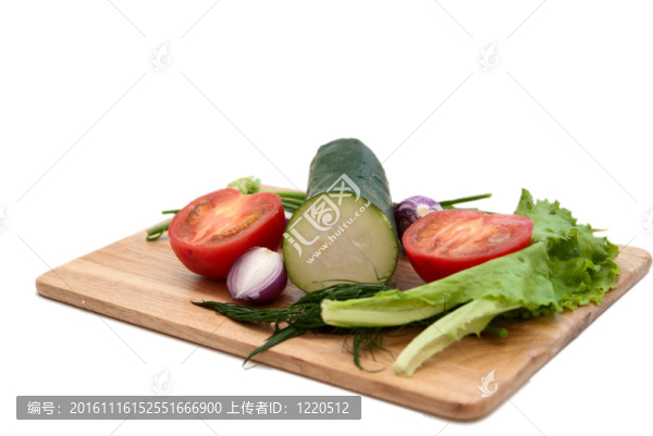 蔬菜上