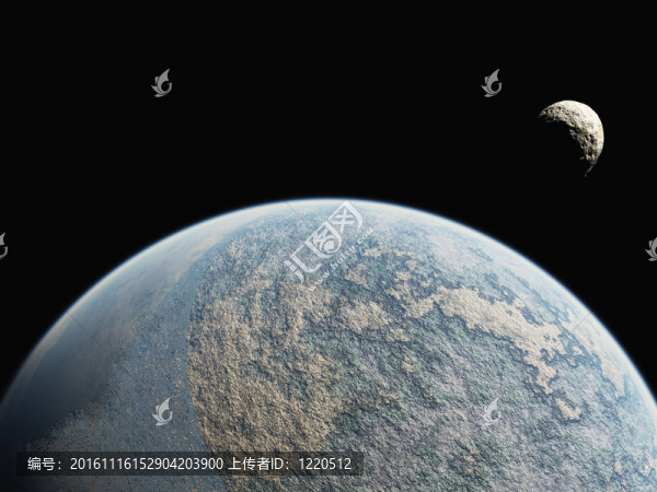 行星和小月亮