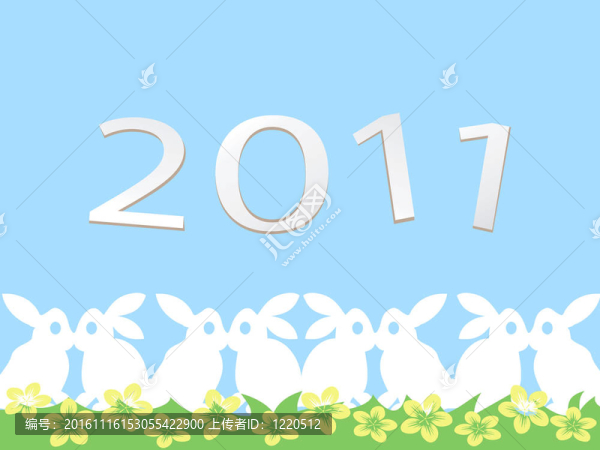 新年快樂(lè)兔卡