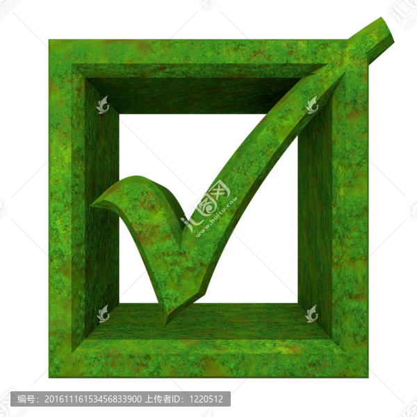 確定蜱在綠草分離-,3D