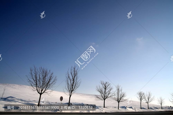下雪的冬天