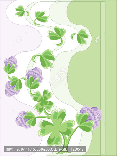 背景與三葉草