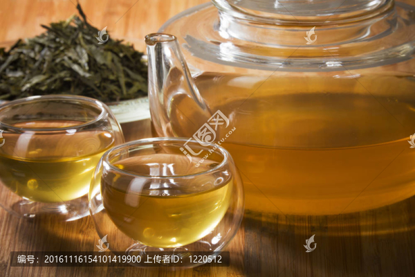 健康的綠茶