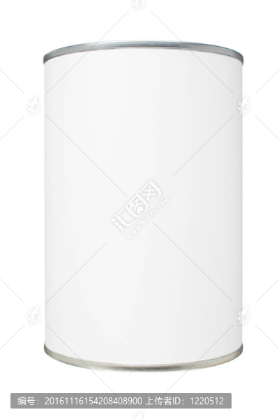 食品罐頭與Blank,White標簽