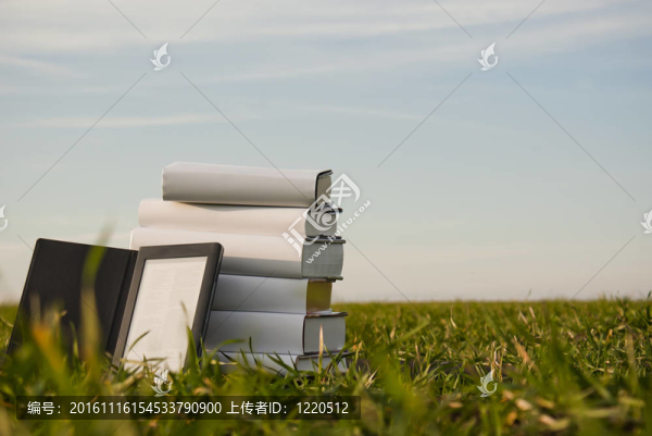用電子書閱讀器露天堆草