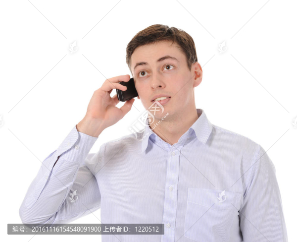 商人在電話里交談