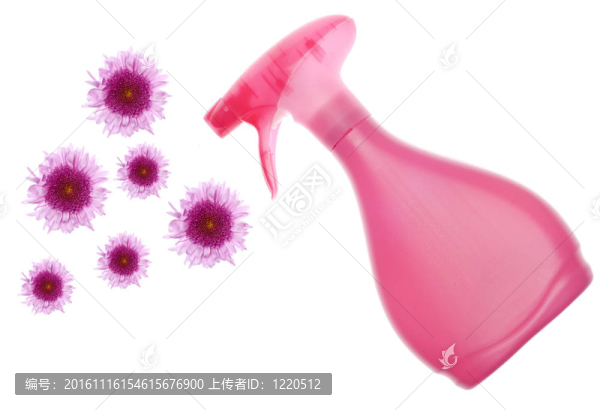 環(huán)保清潔瓶噴涂花卉