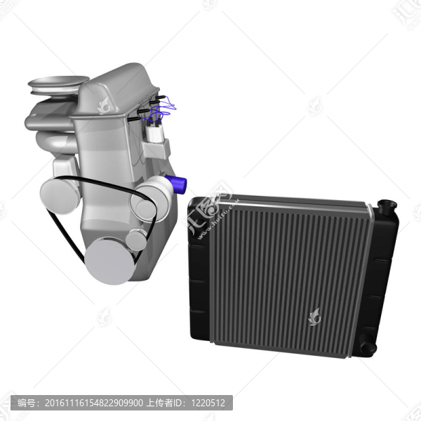 發(fā)動機自動散熱器