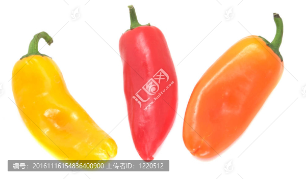 多色甜椒一起