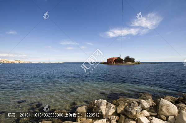 在馬爾扎梅米的小島；Siracusa