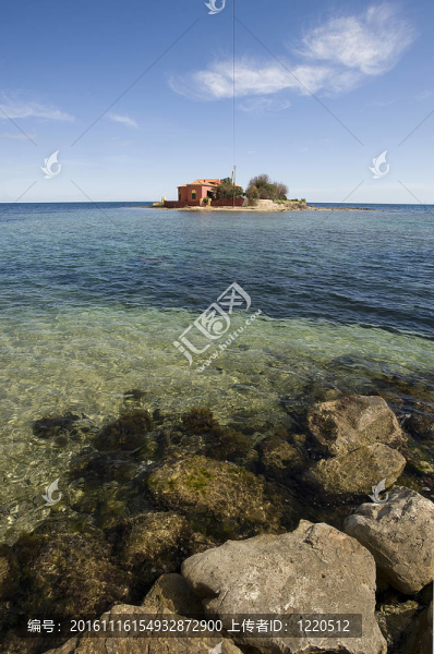在馬爾扎梅米的小島；Siracusa