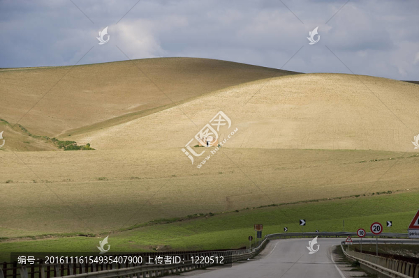 意大利西西里島的鄉(xiāng)村景觀